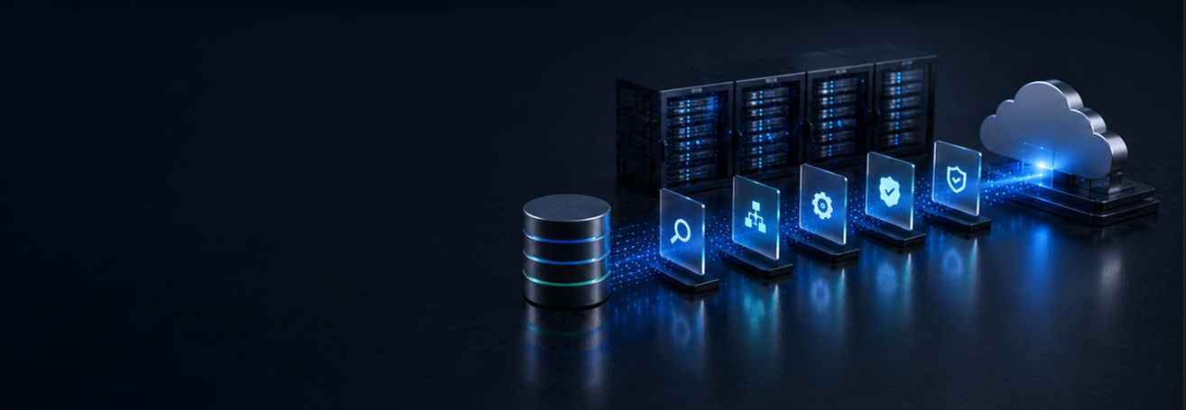 Data migration delivery visual