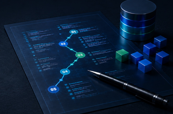 Data migration planning visual