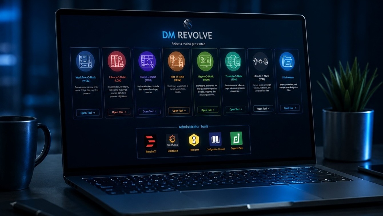 DM REVOLVE platform visual